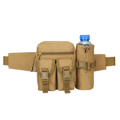 Camouflage Tactical Kettle Waist Bag Sports Water Bottle Pocket