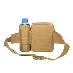 Camouflage Tactical Kettle Waist Bag Sports Water Bottle Pocket