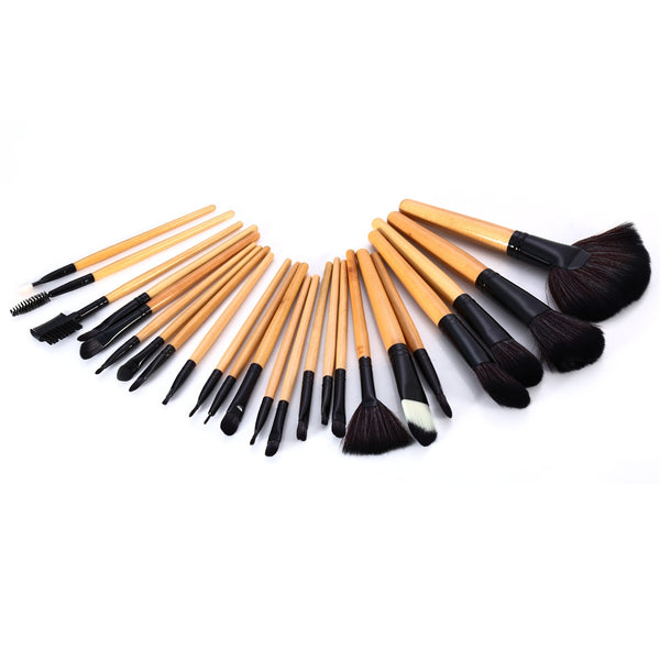 burlywood makeup brushes